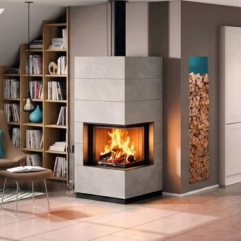 Spartherm SIM Varia 2R-55h Kaminbausatz RLU Beton Natur 1/3