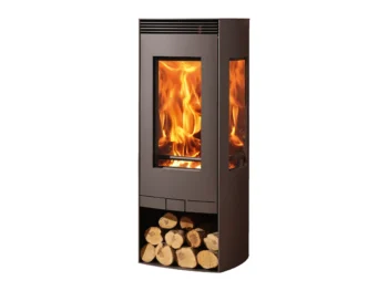 Panadero Alba EcoDesign Panor Kaminofen Stahl Schwarz 8 kW